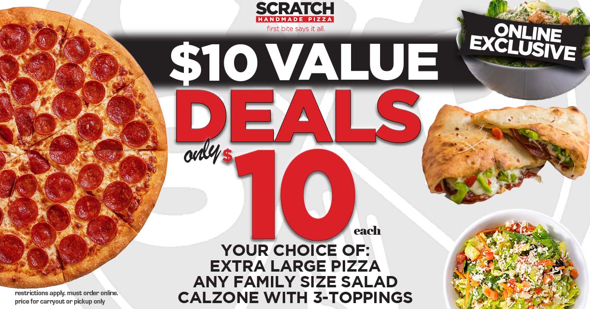 ten dollar value deals from scratch