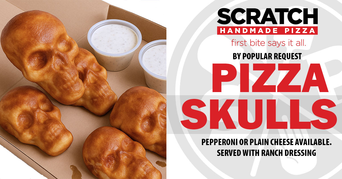 Pizza skulls from scratch